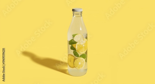 Lemon infused detox water i...