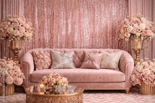 Plush Velvet Couch Surround...