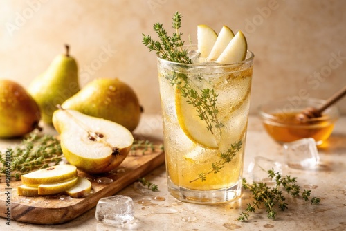 Refreshing summer cocktail ...