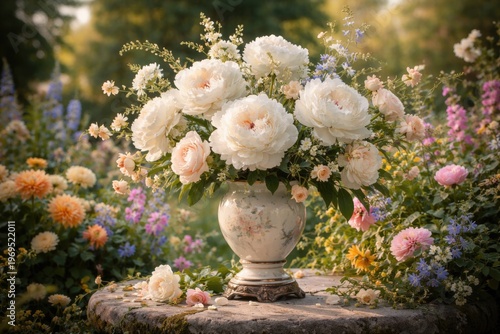 An elegant artwork displayi...
