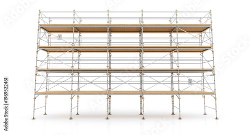Erect scaffolding framework...