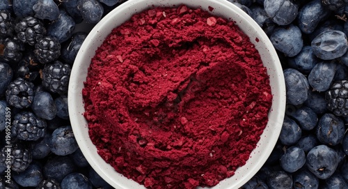 Wild bilberry powder derive...