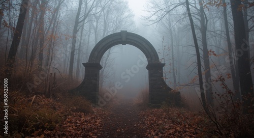 Mystical archway surrounded...