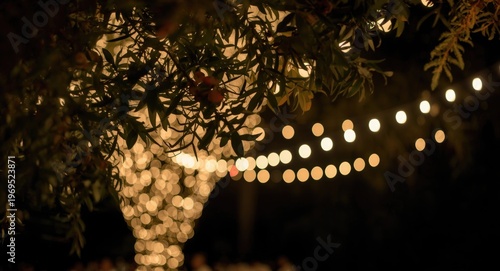 Inviting nighttime outdoor ...
