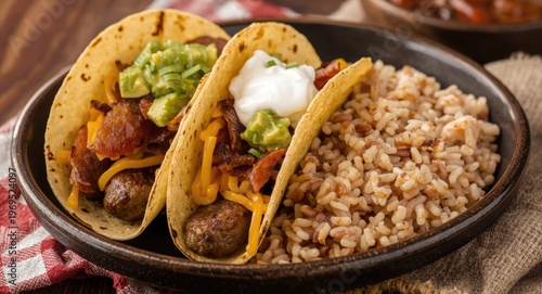 Tex Mex style crispy tortil...