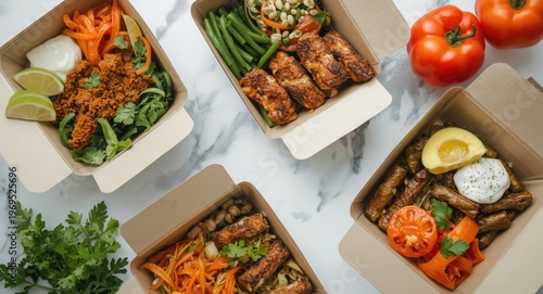 Healthy eating concept with...