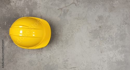 Yellow safety helmet for co...