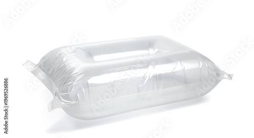 Translucent plastic wrap wi...