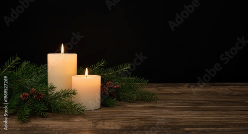 Inviting Christmas atmosphe...