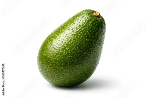 Single avocado fruit isolat...