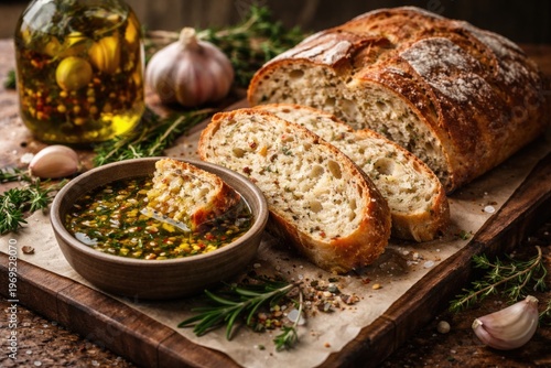 Freshly Baked Homemade Brea...