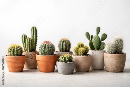 collection of small potted ...