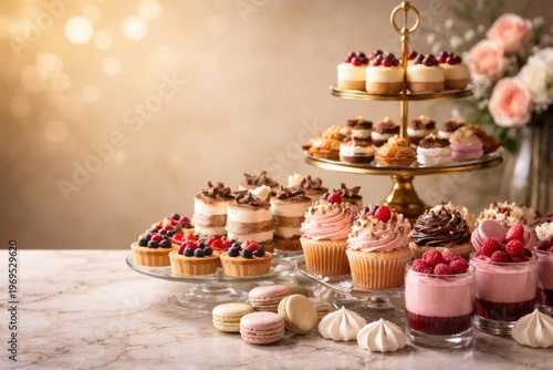 Catering sweets display wit...