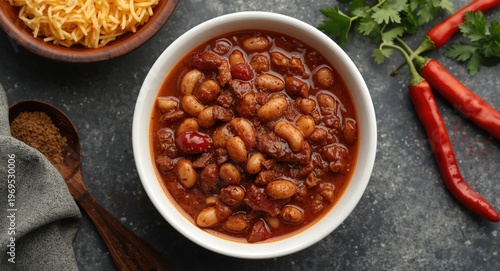 Kidney bean chili with lean...