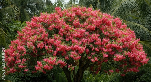Tropical natural setting wi...
