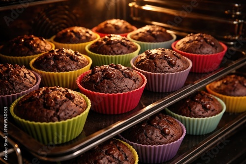 Delicious chocolate muffins...