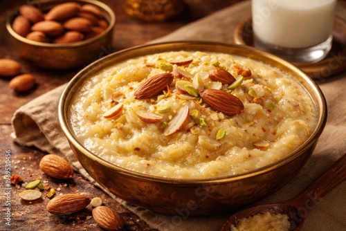 Delicious creamy almond hal...