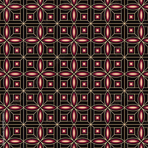 Seamless Abstract Geometric Pattern Background