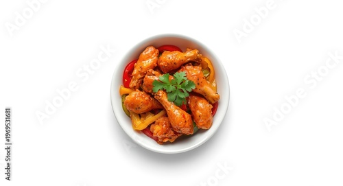Zesty chicken wings sautÃ©e...