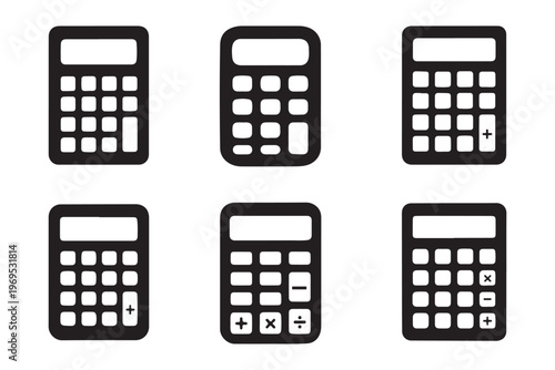 Calculator design for finance management, accounting tasks and business calculation use 