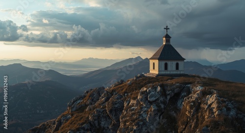 Traditional chapel with cro...