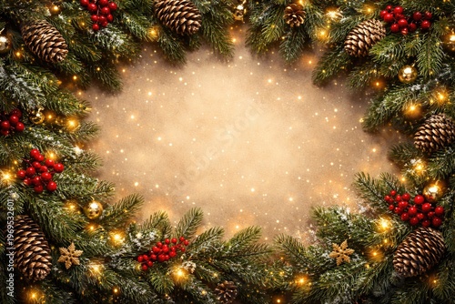 Festive Christmas backdrop ...