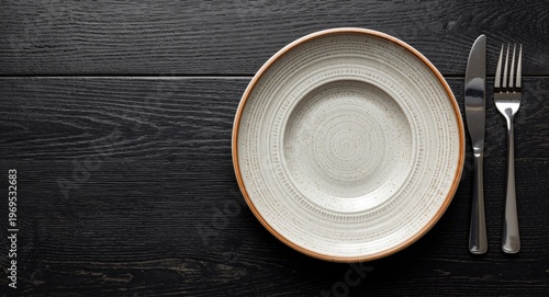 Textured ceramic dish with ...
