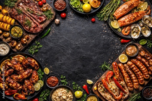 Assorted Grilled Meat Dishe...
