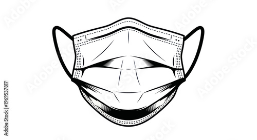 Face Mask Protective Medical Device.