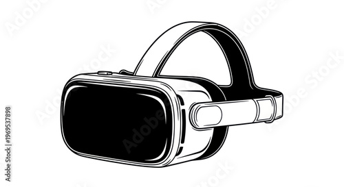 Virtual Reality Headset Device Technology.