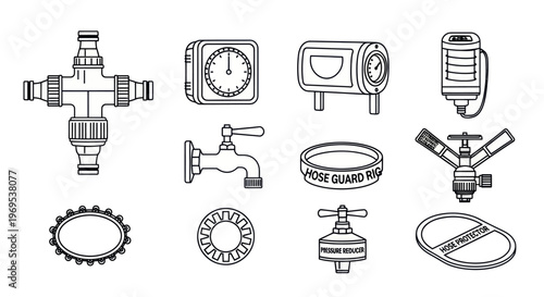 Plumbing fixtures and pipe parts.