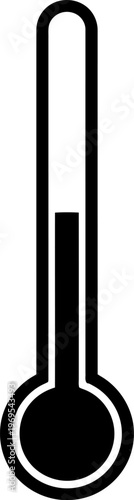 Thermometer Silhouette Vector Design