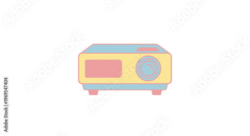 Vintage Retro Style Radio Device.