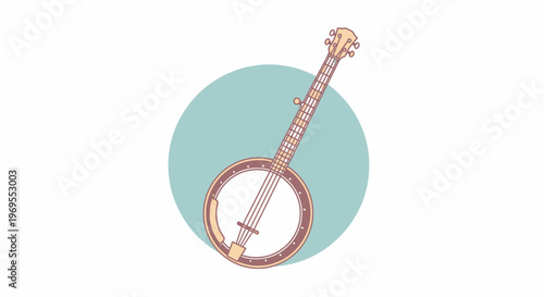 Banjo Musical Instrument Stringed Folk.