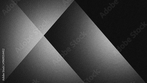 Foto Monochrome Layered Geometric Pattern,Abstract Geometric Dark Gray Gradient Layer