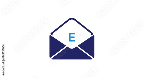 Icon of a closed envelope with letter.