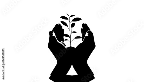 vector silhouette of a woman