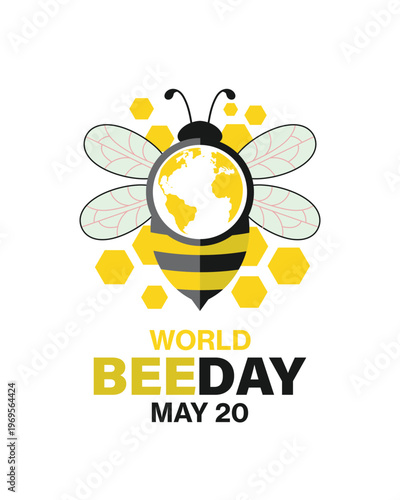 World Bee Day Global Awareness Design