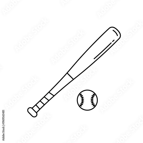 Baseball Bat and Ball Equipment.