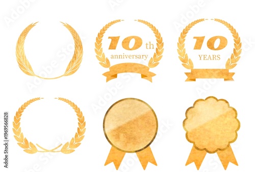 月桂冠 周年記念 アニバーサリーエンブレムイラストセット