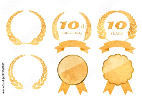 月桂冠 周年記念 アニバーサリーエンブレムイラストセット