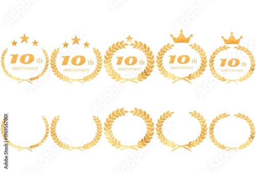 月桂冠 周年記念 アニバーサリーエンブレムイラストセット