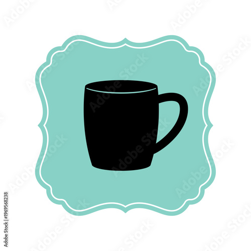ビンテージスタイルのマグカップのアイコン