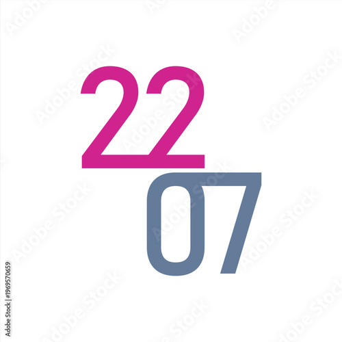 Happy New Year 2027 logo design