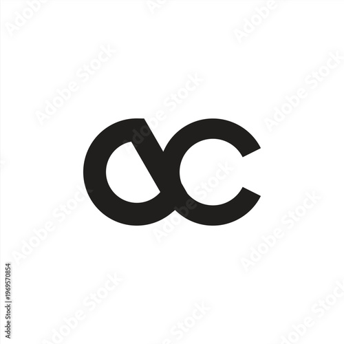 Creative modern letter AC logo design