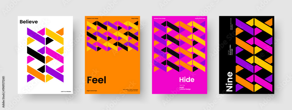 Obraz premium Isolated Brochure Template. Creative Business Presentation Design. Abstract Background Layout. Banner. Flyer. Book Cover. Report. Poster. Leaflet. Newsletter. Journal. Catalog. Advertising