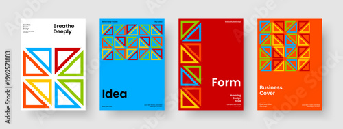 Geometric Book Cover Layout. Modern Banner Template. Isolated Business Presentation Design. Flyer. Background. Report. Poster. Brochure. Magazine. Portfolio. Newsletter. Leaflet. Brand Identity