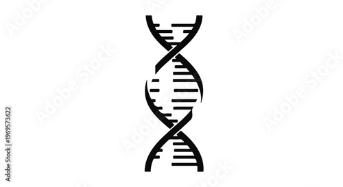 DNA double helix structure genetic symbol