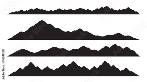 mountain silhouettes