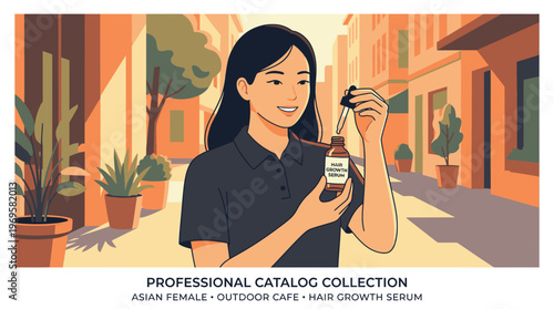 Young Woman Using Smartphone in Urban Setting.